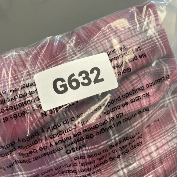 Blake Shelton Lands' End Men's Plaid Button-Up Shirt Long Sleeve Red & Black - Picture 6 of 6